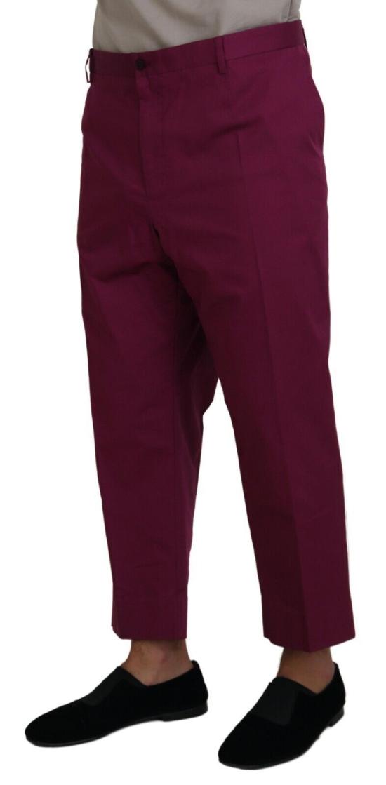  돌체앤가바나 스트레이트 팬츠 PAN74385 MAGENTA - DOLCE & GABBANA