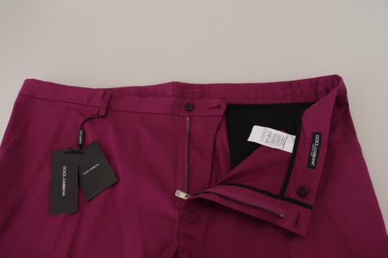  돌체앤가바나 스트레이트 팬츠 PAN74385 MAGENTA - DOLCE & GABBANA