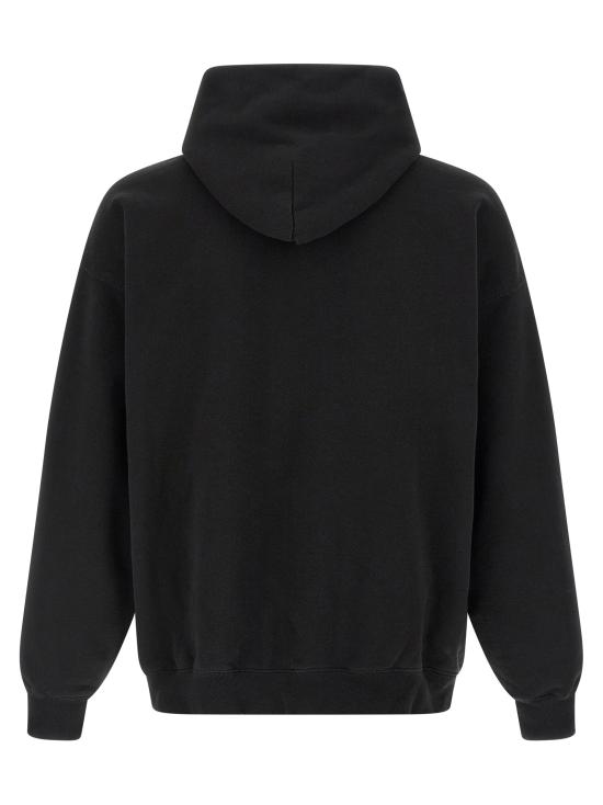 26SS 발렌시아가 후드 티셔츠 BA332042BM BLACK - BALENCIAGA