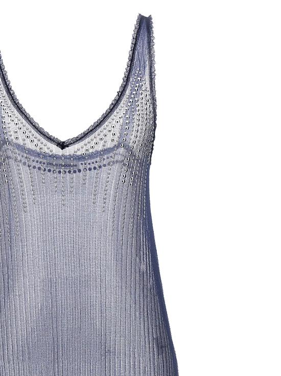  파코라반 롱 원피스 PA239633BM BLUE - PACO RABANNE