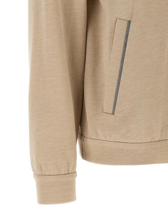 26SS 브루넬로 쿠치넬리 후드 티셔츠 BR336255BM BEIGE - BRUNELLO CUCINELLI