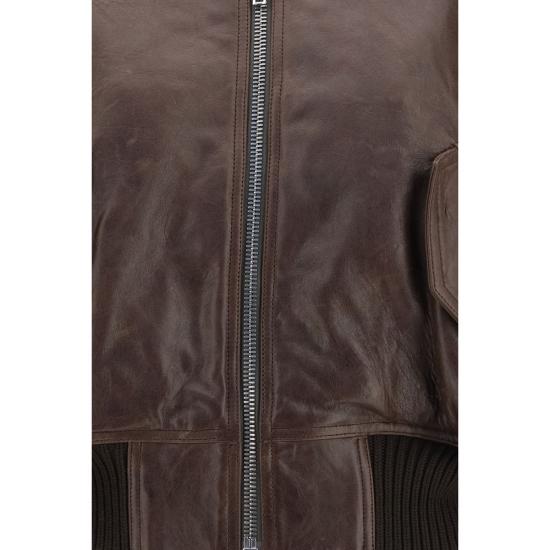 26FW 릭 오웬스 봄버 자켓 RIRP02F5702LBE84BB BROWN - RICK OWENS