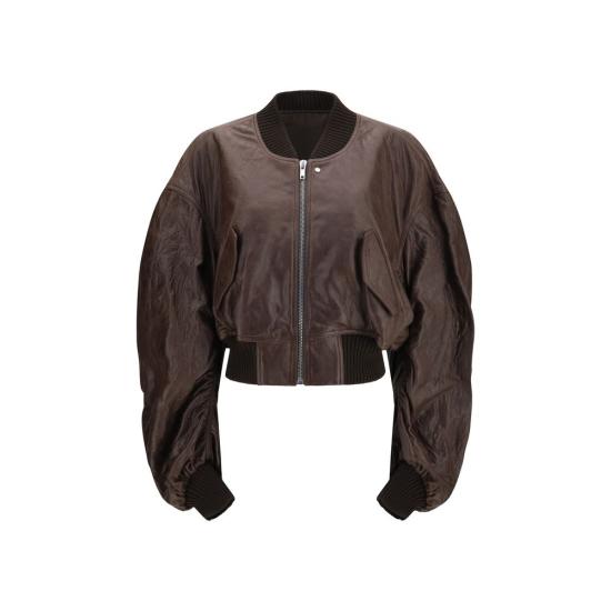 26FW 릭 오웬스 봄버 자켓 RIRP02F5702LBE84BB BROWN
