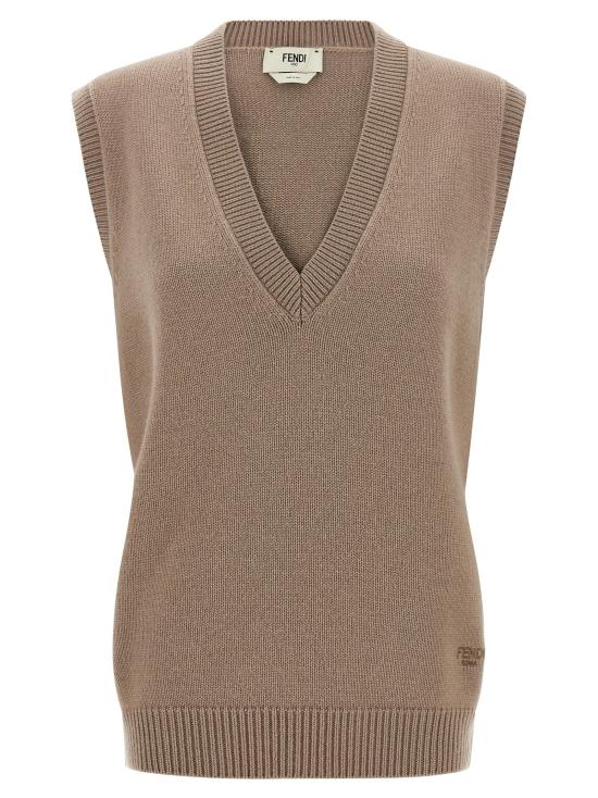25FW 펜디 민소매 티셔츠 FE321961BM BEIGE