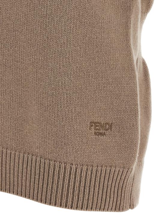 25FW 펜디 민소매 티셔츠 FE321961BM BEIGE - FENDI