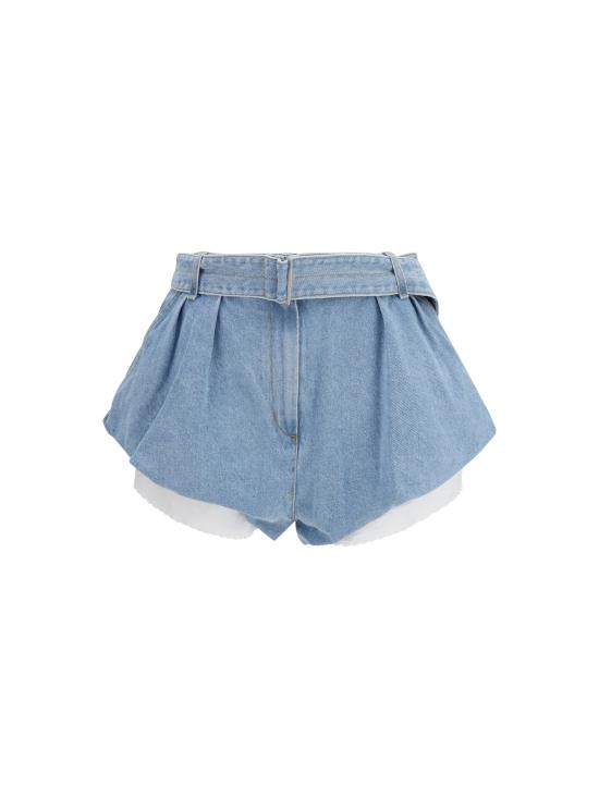  마그다뷰트림 데님 숏팬츠 290526 LIGHTBLUE