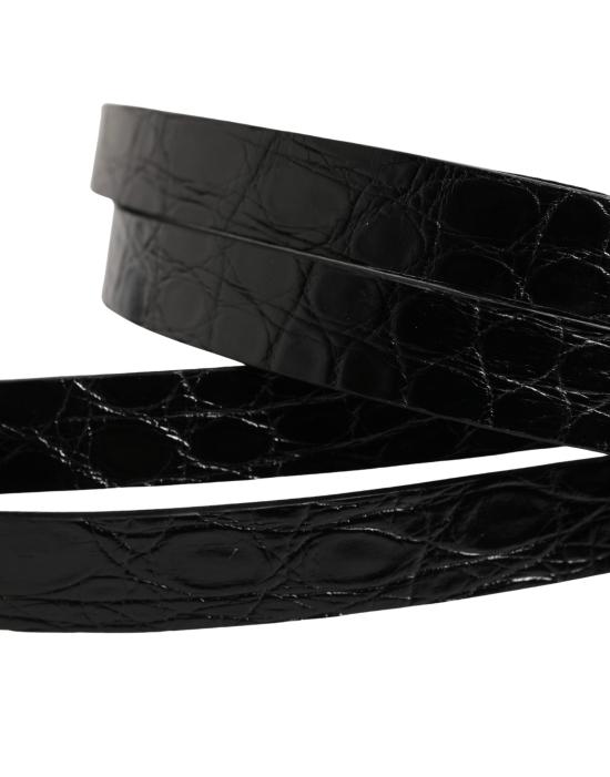  돌체앤가바나 가죽 벨트 BEL9654 BLACK - DOLCE & GABBANA