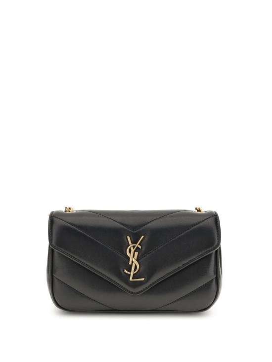 26FW 생로랑 루루 미니 램스킨 821749AAEAX 1000 BLACK