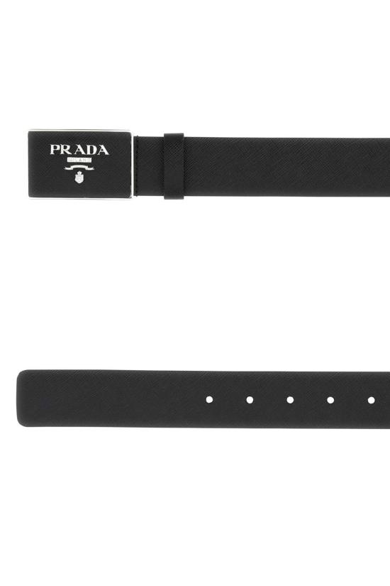  프라다 가죽 벨트 2CC534053 F0002 BLACK - PRADA