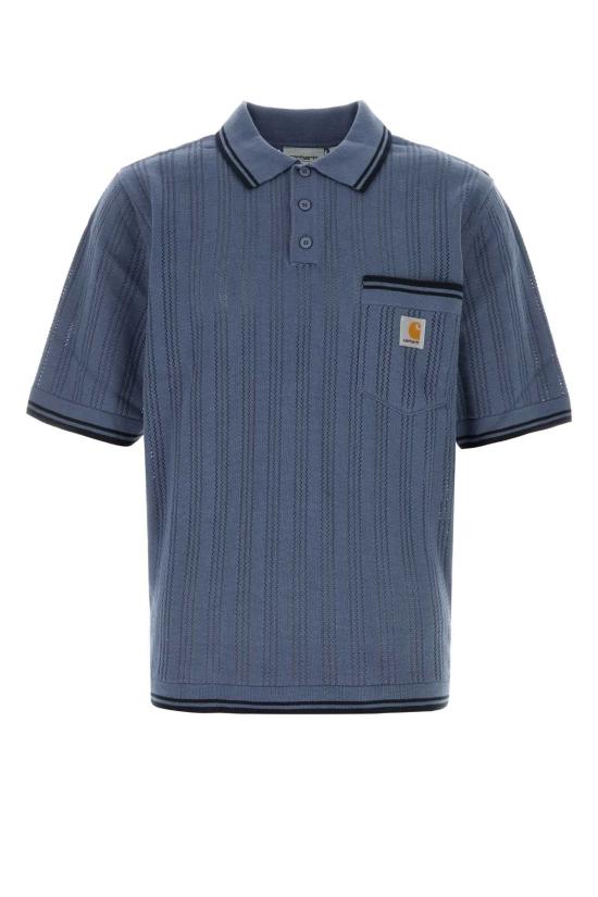 26SS 칼하트 WIP 숏슬리브 램지 폴로 티셔츠 I036168 3QHXX BLUE