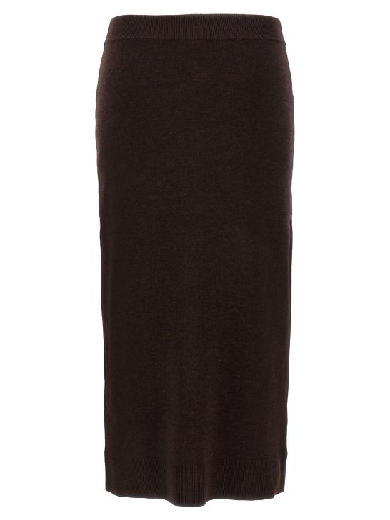 25FW 빅토리아 베컴 미디 스커트 VI313903BM BROWN - VICTORIA BECKHAM
