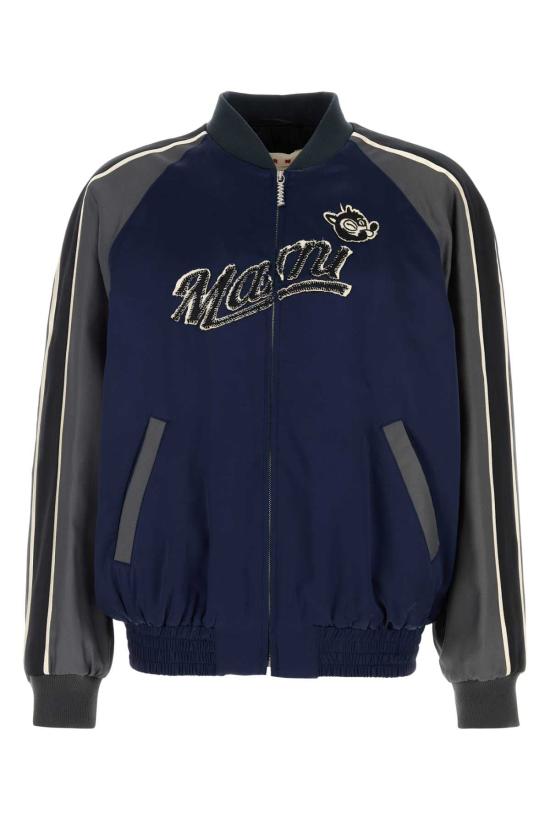 25FW 마르니 봄버 자켓 JUMU0193QSTV792 00B94 NAVY
