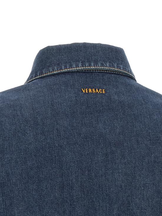 26FW 베르사체 데님 원피스 10256571A186401D880 Blue - VERSACE