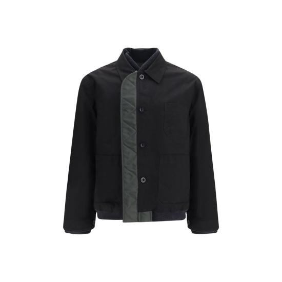 26FW 사카이 자켓 SA2604035M045BB BLACK