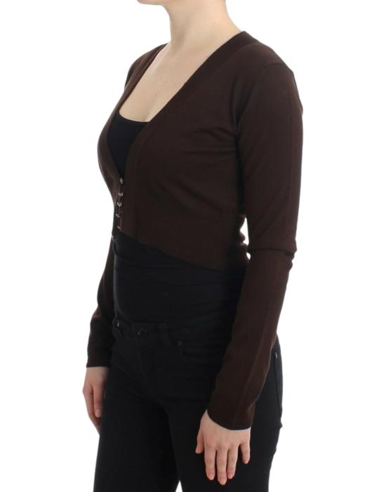  로베르토 카발리 가디건 SIG11622 BROWN - ROBERTO CAVALLI