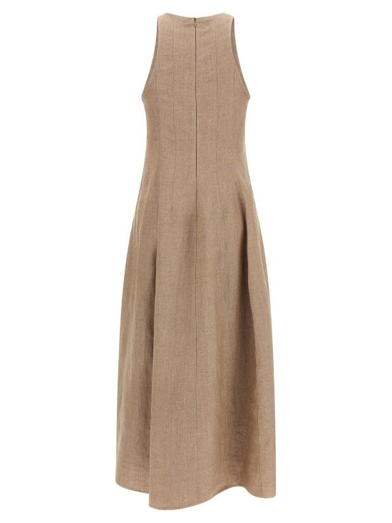 26SS 브루넬로 쿠치넬리 롱 원피스 BR335365BM BEIGE - BRUNELLO CUCINELLI