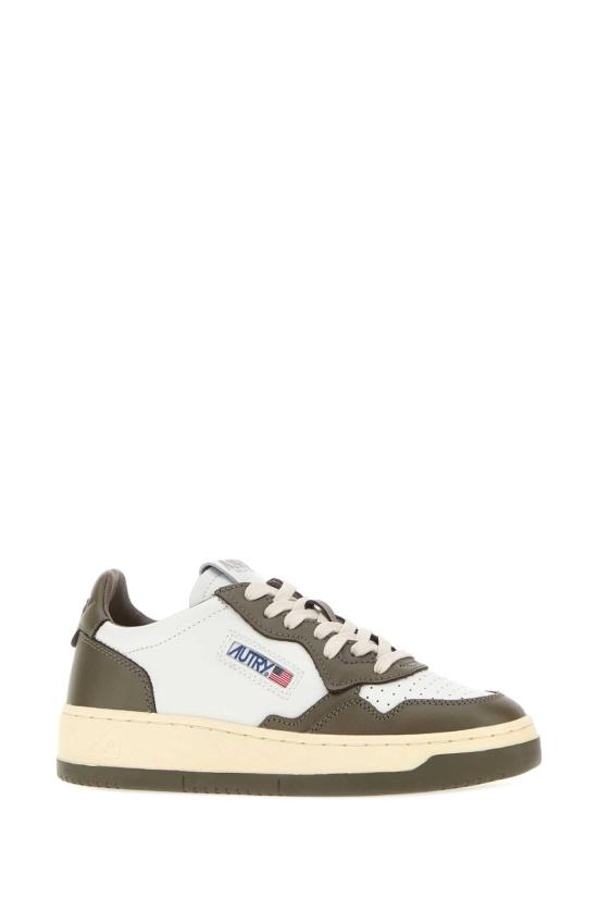 26FW 오트리 메달리스트 로우 레더 스니커즈 AULW WB68 WHITE - AUTRY