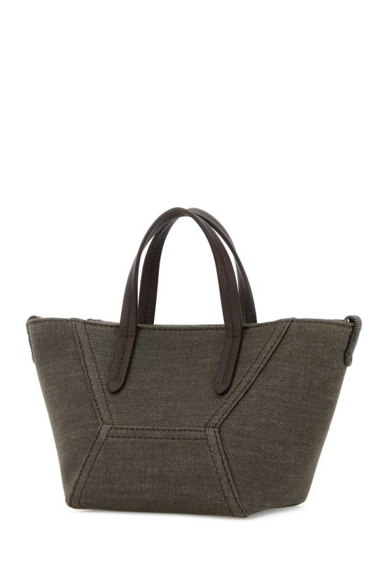 26SS 브루넬로 쿠치넬리 토트백 MB25D2675 C004 GREEN - BRUNELLO CUCINELLI