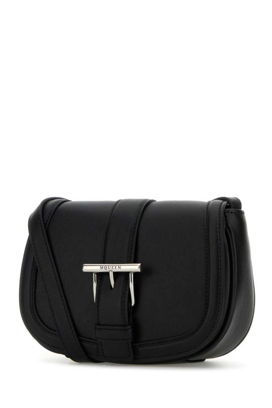 25FW 알렉산더 맥퀸 미니 T 바 사첼 크로스백 8271131MAAD 1000 BLACK - ALEXANDER MCQUEEN