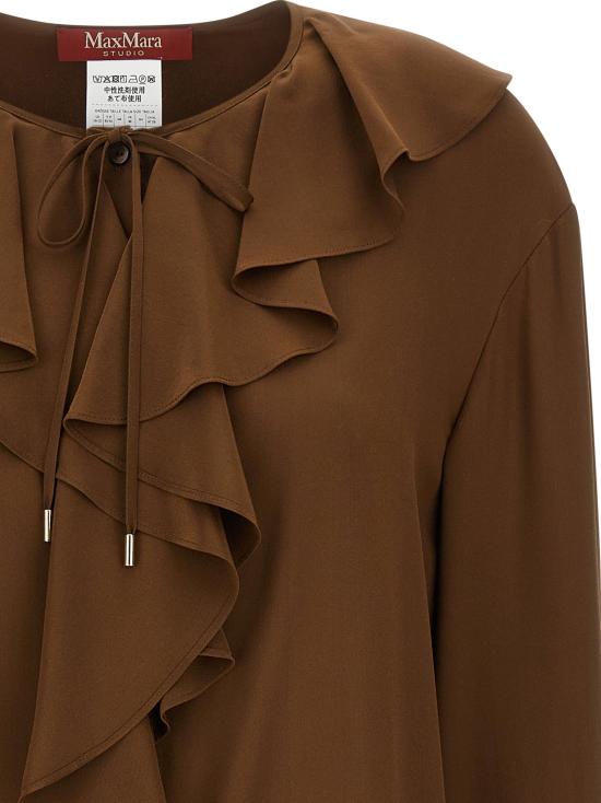 26SS 막스마라 블라우스 MA331447BM BROWN - MAX MARA
