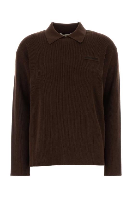26FW 미우미우 터틀넥 MML05USOOO1903 F0324 BROWN