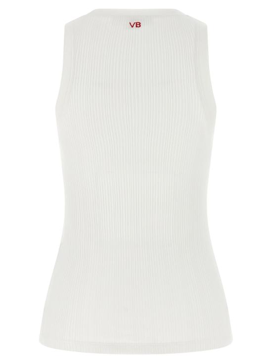 26SS 빅토리아 베컴 민소매 티셔츠 VI325855BM WHITE - VICTORIA BECKHAM