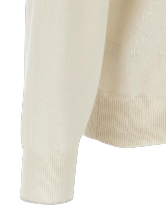 26FW 브루넬로 쿠치넬리 집업 니트 BR289444BM WHITE - BRUNELLO CUCINELLI