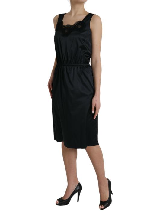  돌체앤가바나 미디 원피스 DR281190 BLACK - DOLCE & GABBANA