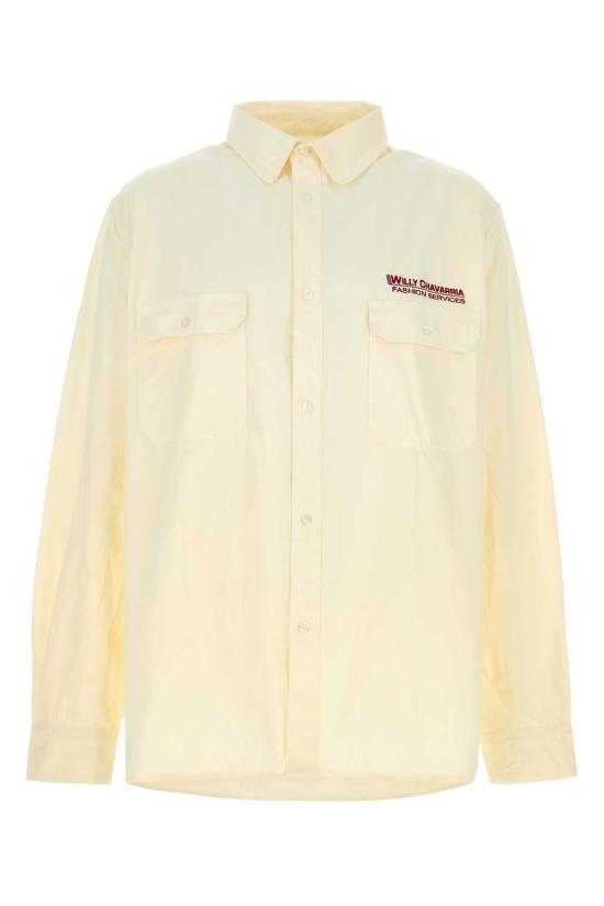 25FW 윌리 차바리아 긴팔 셔츠 WCSHT0026 000 CREAM