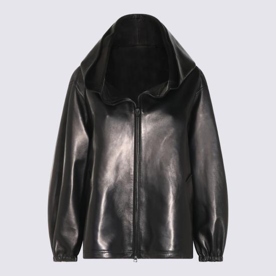 26FW 발렌시아가 가죽 자켓 A002FS TUS111000 BLACK - BALENCIAGA