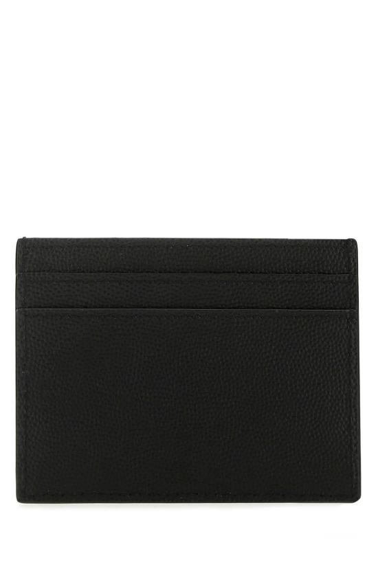  생로랑 그랑 드 뿌드르 엠보스드 레더 카드 케이스 375946BTY0N 1000 BLACK - SAINT LAURENT