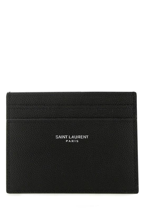  생로랑 그랑 드 뿌드르 엠보스드 레더 카드 케이스 375946BTY0N 1000 BLACK