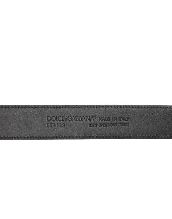  돌체앤가바나 가죽 벨트 BEL9370 BLACK - DOLCE & GABBANA