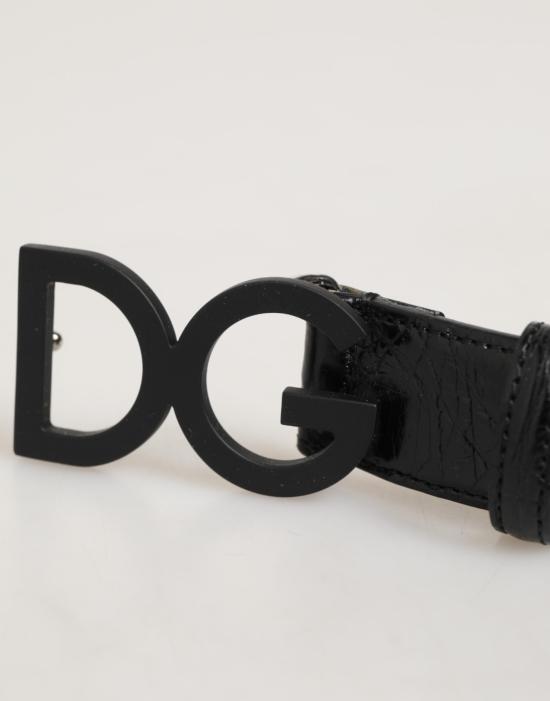  돌체앤가바나 가죽 벨트 BEL9370 BLACK - DOLCE & GABBANA