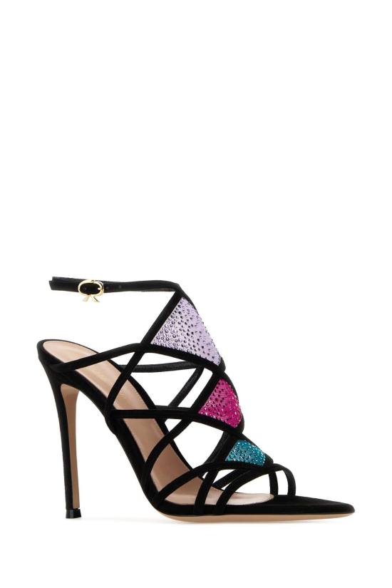 26SS 지안비토로시 샌들 G3264615RIC COZBTLL BLACK - GIANVITO ROSSI