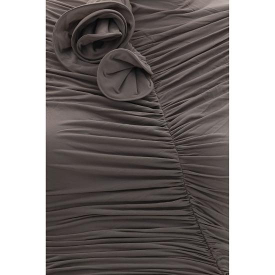 26FW 마그다뷰트림 롱 원피스 MA381726BROWNBB GRAY - MAGDA BUTRYM