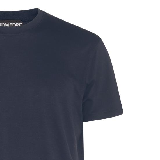 26FW 톰포드 반팔 티셔츠 JCS004 JMT012UDB NAVY - TOMFORD