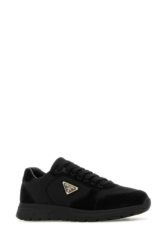  프라다 프랙스 2.0 리나일론 및 스웨이드 스니커즈 2EE436FG000D7C F0002 BLACK - PRADA