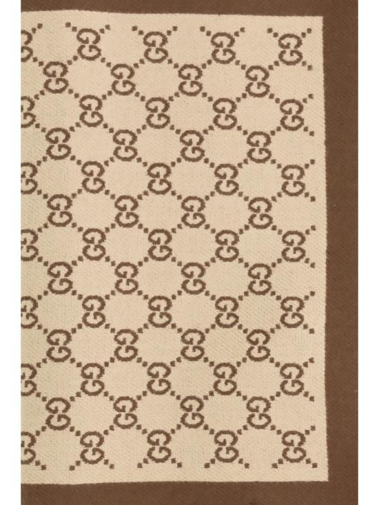 26FW 구찌 울 자카드 스카프 8355343G200 9865 CAMEL - GUCCI