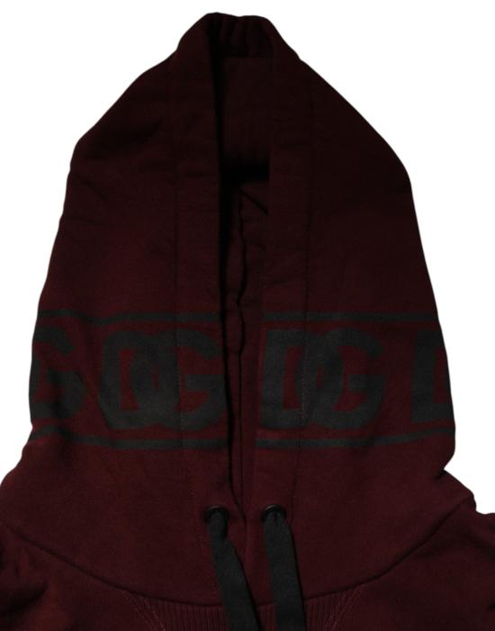  돌체앤가바나 후드 티셔츠 TSH91297 BURGUNDY - DOLCE & GABBANA