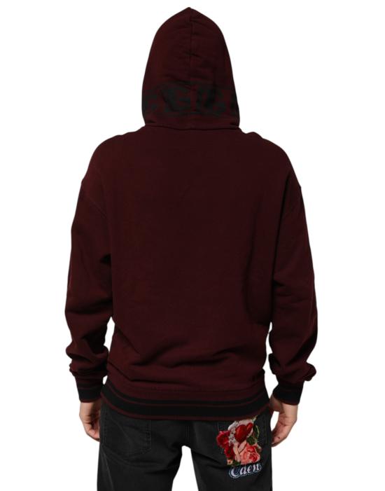  돌체앤가바나 후드 티셔츠 TSH91297 BURGUNDY - DOLCE & GABBANA