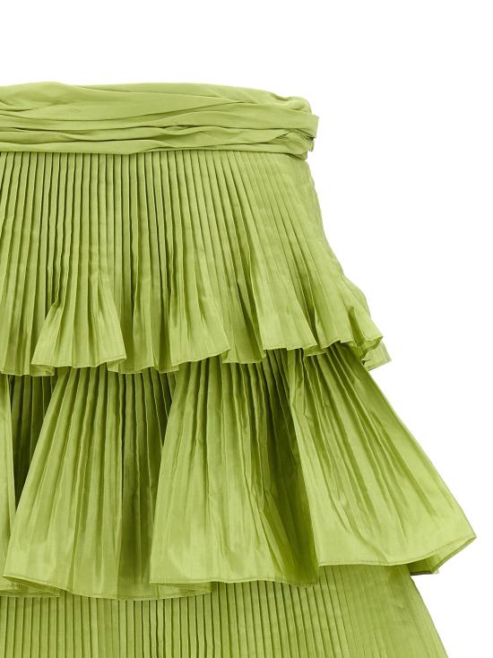 25FW 발렌티노 가라바니 미디 스커트 VA314657BM GREEN - VALENTINO GARAVANI