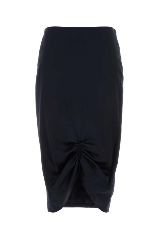 26SS 발렌티노 가라바니 미디 스커트 8B0RAEZ7A96 K1L NAVY