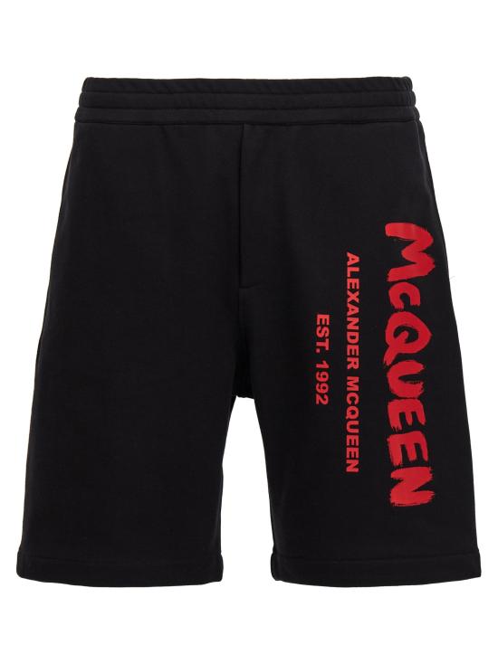  알렉산더 맥퀸 숏팬츠 MC289838BM BLACK