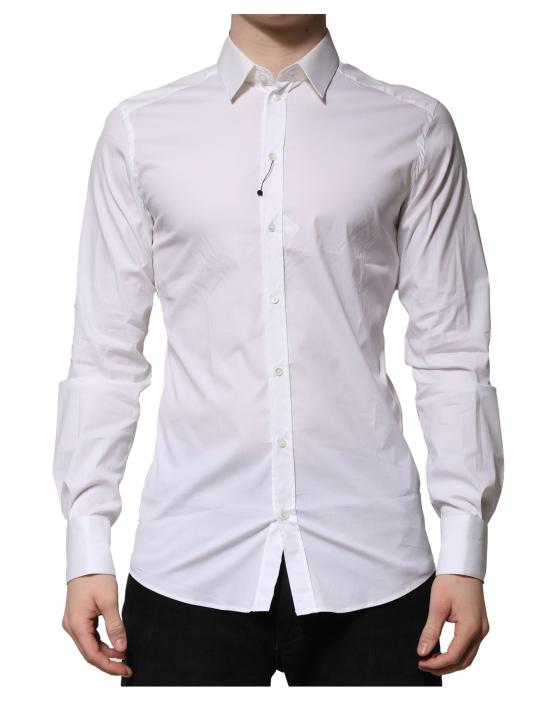  돌체앤가바나 긴팔 셔츠 TSH906830 WHITE - DOLCE & GABBANA