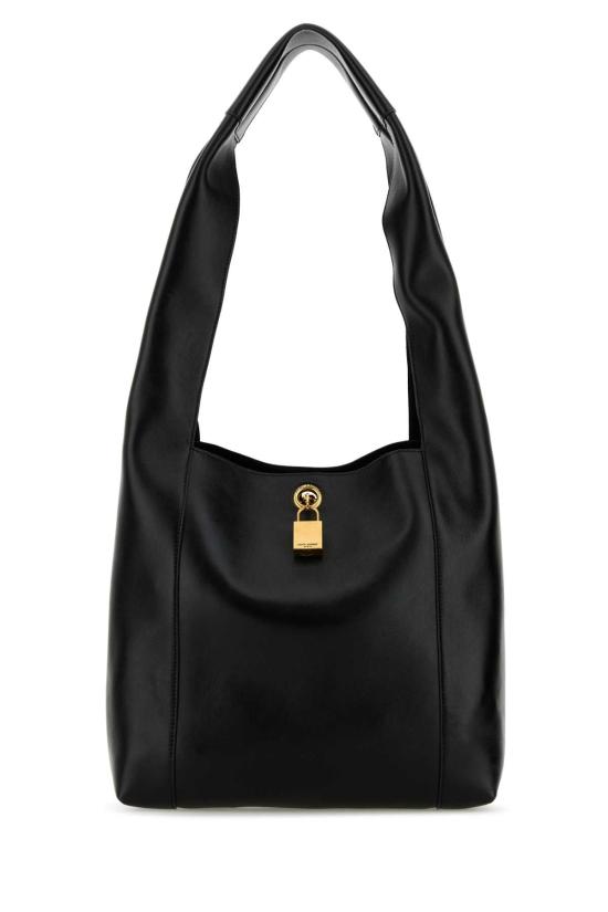 25FW 생로랑 탠저 레더 숄더백 773686AADJR 1000 BLACK