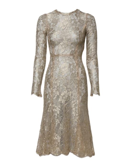 돌체앤가바나 미디 원피스 DR281222 GOLD - DOLCE & GABBANA