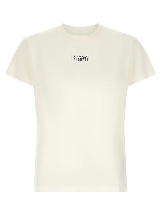 26FW MM6 메종마르지엘라 반팔 티셔츠 MM338522BM WHITE