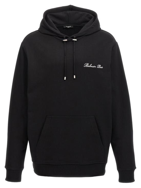 25FW 발망 후드 티셔츠 BA290218BM BLACK