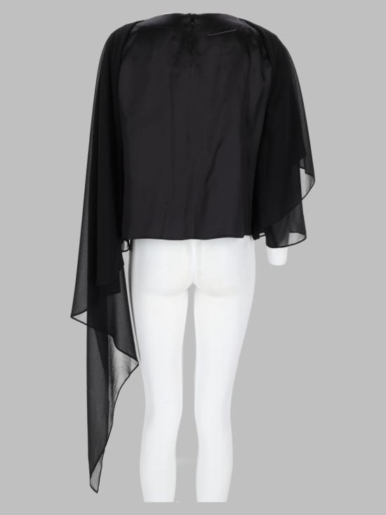 26FW MM6 메종마르지엘라 탑 S52NH0043 M35468900 BLACK - MM6 MAISON MARGIELA